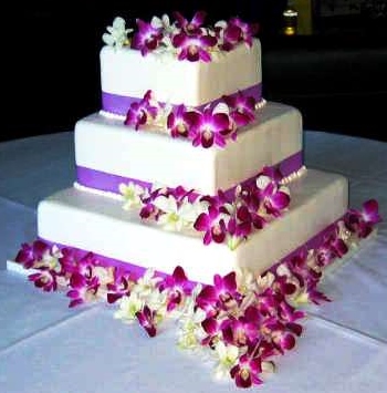orchid cake